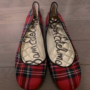 Sam Edelman Plaid Flats